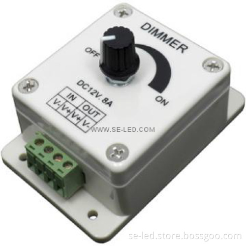 DC12V/24V Knob Dimmable LED Controller